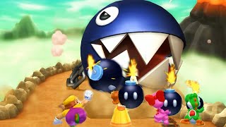 Mario Party 9 Boss Rush - Wario Vs Yoshi Vs Birdo Vs Daisy| Cartoonsmee