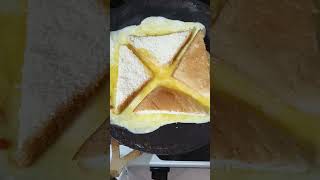 bread omelet with cheese || ytshorts || youtube shorts || shorts
