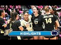 Purdue at Penn State | Highlights | Big Ten Volleyball | Oct. 22, 2023