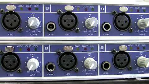 RME FF800 tutorial