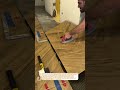 Perfect Herringbone Floor Installation Tool! #flooring #construction #diy