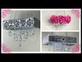 DOLLAR TREE DIY GLAM AND BLINGY CHANDELIER USING DOLLAR TREE ITEMS 3 DIFFERENT STYLES