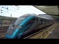 The Class 397 'Civity' TransPennine Express (Nova 2) No.397009 was leaves from P4 at Carlisle.