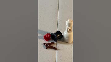 Snow man#ideas #lego #videos #stopmotion #snow #snowman #shorts