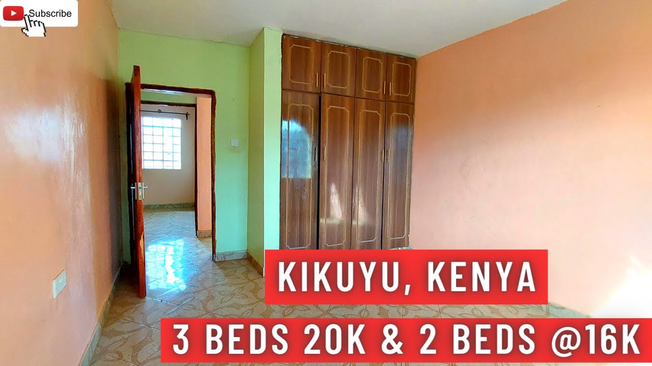 OMG! THE CHEAPEST APARTMENTS THREE BEDROOM 20K TWO 16K IN KIKUYU