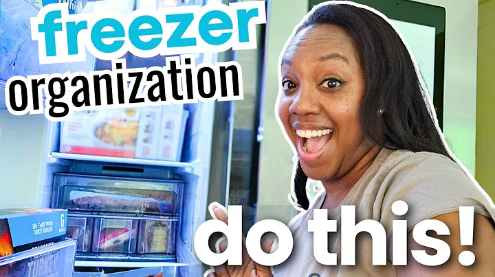 *GENIUS* FREEZER ORGANIZATION! Maximize Space & Easily Find Food! Refrigerator Tour!