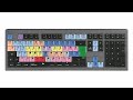 Logickeyboard Media Composer - MAC ASTRA 2 Backlit Keyboard - UK English