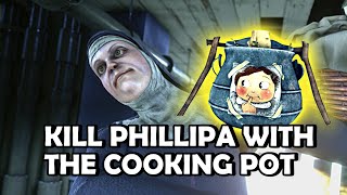 Evil Nun: The Broken Mask Kill Phillipa With The Cooking Pot