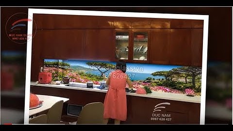 Tổng hợp Mẫu kính ốp bếp đẹp nhất, rẻ nhất 2022 - Tranh kính 3D Đức Nam
