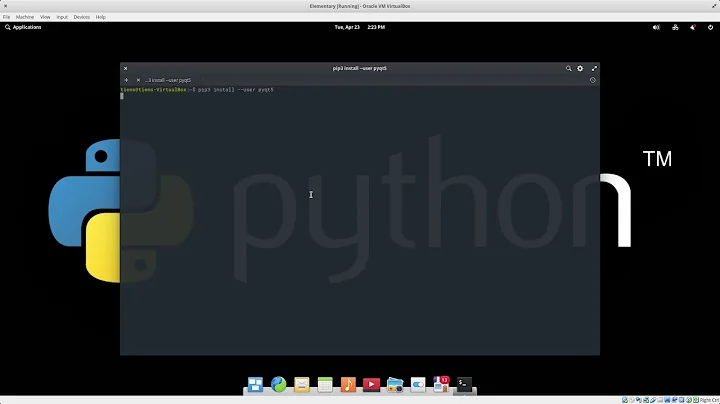 How to install PyQt5 on Ubuntu based Linux distributions