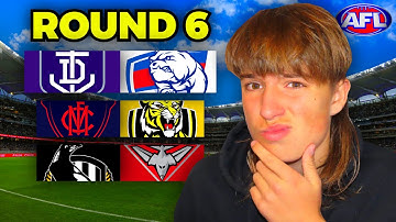 Round 6 AFL Tips + Predictions 2023