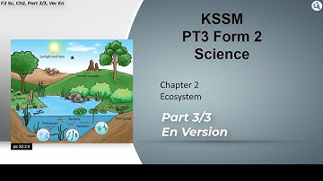 #PT3 #KSSM #Science | Form 2 | Chapter 2 |  Ecosystem | Part 3/3, Eng