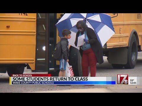 Some Wake County students return to class