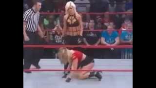 Woman wrestler has boobs of steel