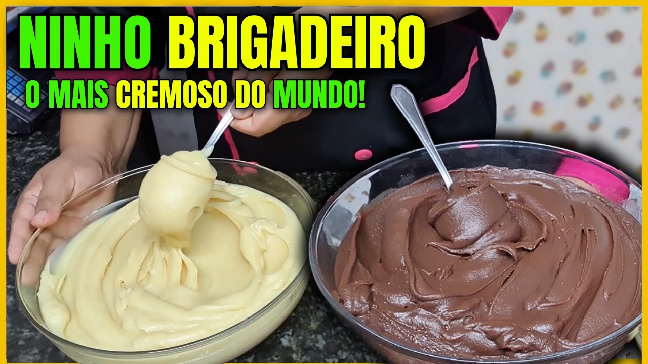 O RECHEIO Mais CREMOSO do Mundo! 🤩 Leite Ninho com Brigadeiro (Fácil e Perfeito)