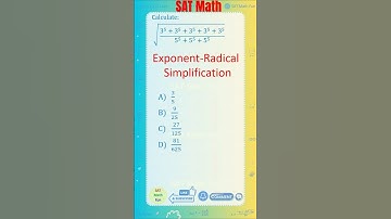 Simplify a Radical with Powers Step-by-Step | No Calculator Needed #satmathacks #satmathtricks