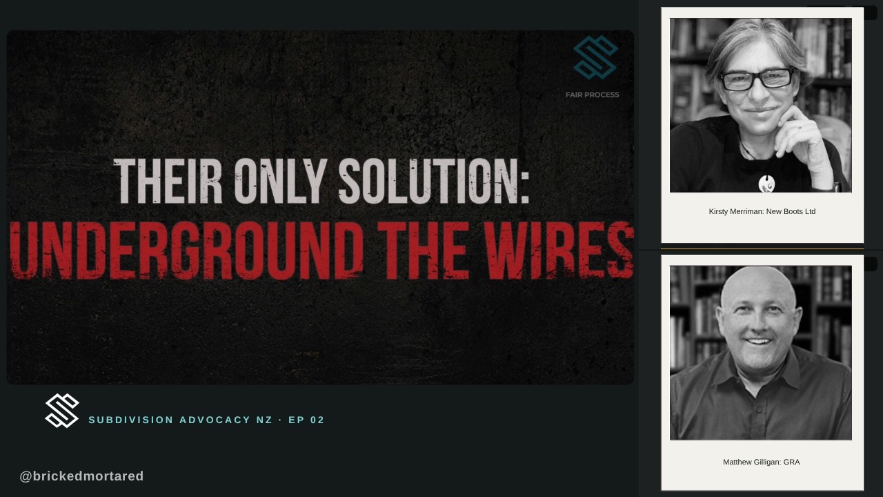 The only solution was to underground the wires, until they had to pay!