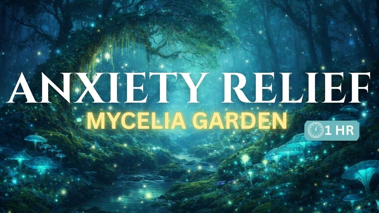 MYCELIA GARDEN | Bioluminescent Forest Ambience for Deep Sleep, Relaxation & Meditation