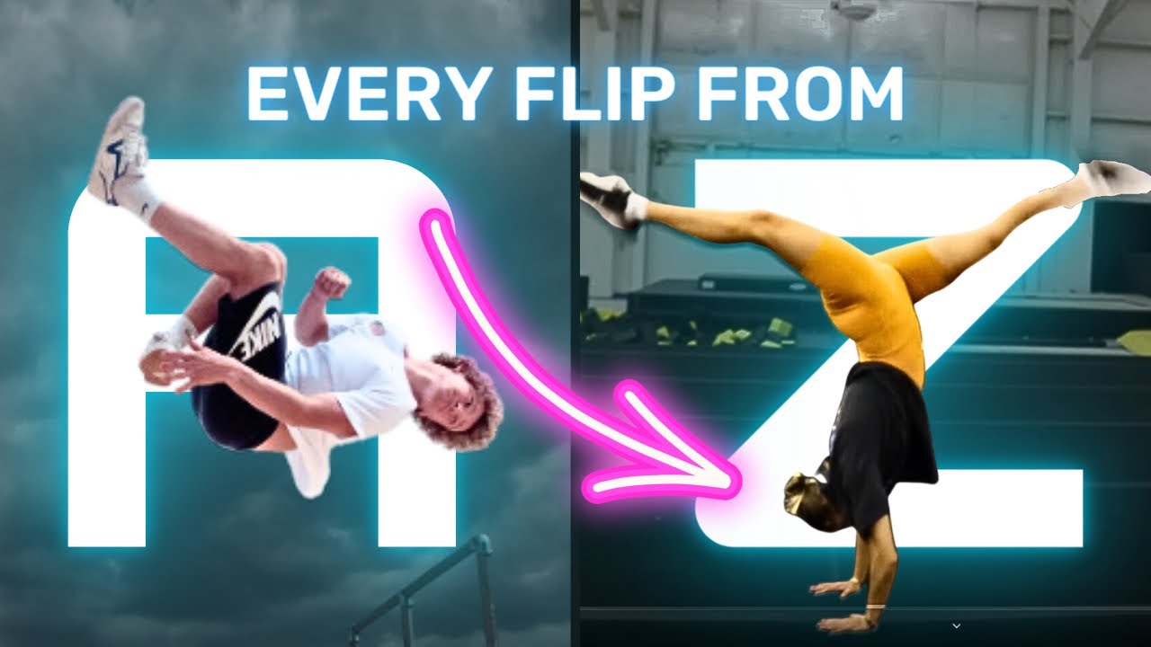The Alphabet FLIP Challenge (PARKOUR vs. GYMNASTICS) YouTube