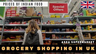 Grocery Shopping In UK 🇬🇧 | Best Prices of Indian food | ASDA Supermarket | Priyanka Khuman