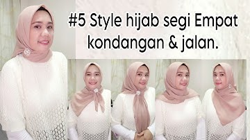 Tutorial hijab segi empat cantik kondangan dan jalan,|| #like #share #subscribe #tutorialhijab