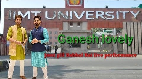 IIMT mein Jassi gill Babbal  Rai ka new dance how make blog Ganesh lovely