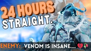 I Played Venom For 24 Hours STRAIGHT In Marvel Rivals.