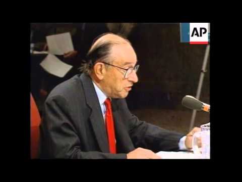 USA: ALAN GREENSPAN SAYS MARKET TURMOIL MAY KEEP INFLATION DOWN