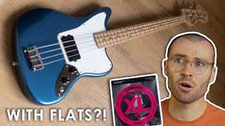 Built for Flatwounds?! | Squier Affinity Jaguar Bass H [Demo]