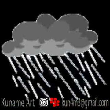 GIF Animation -  Hujan Petir-Kilat