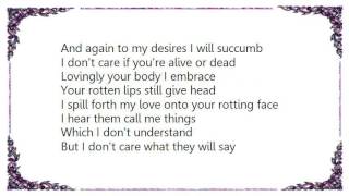 Autopsy - Your Rotting Face Lyrics