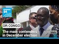 The main contenders in DR Congo