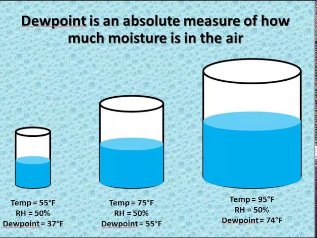 Rh Vs Dew Point Chart