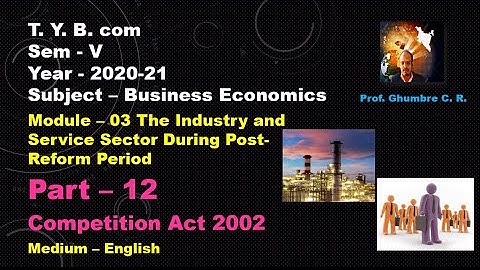 T  Y  B  com Sem  V  Module 03;  Part 12 The Industry and Service Sector During Post Reform Period