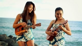 Video thumbnail of "ハワイのウクレレ・ガールズ、ホノカ＆アジータ [Myハワイ]"