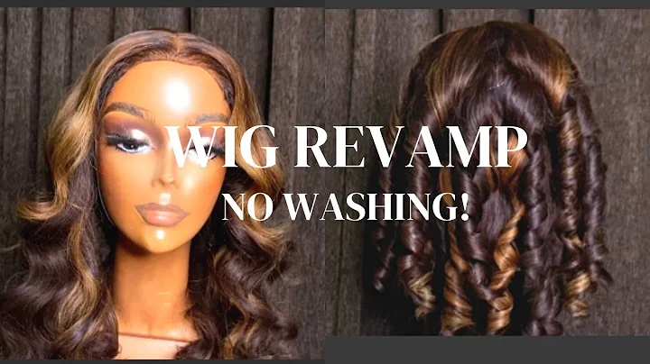 REVAMP YOUR OLD WIG IN 1 HOUR!! | How to curl a wig |beginner friendly!