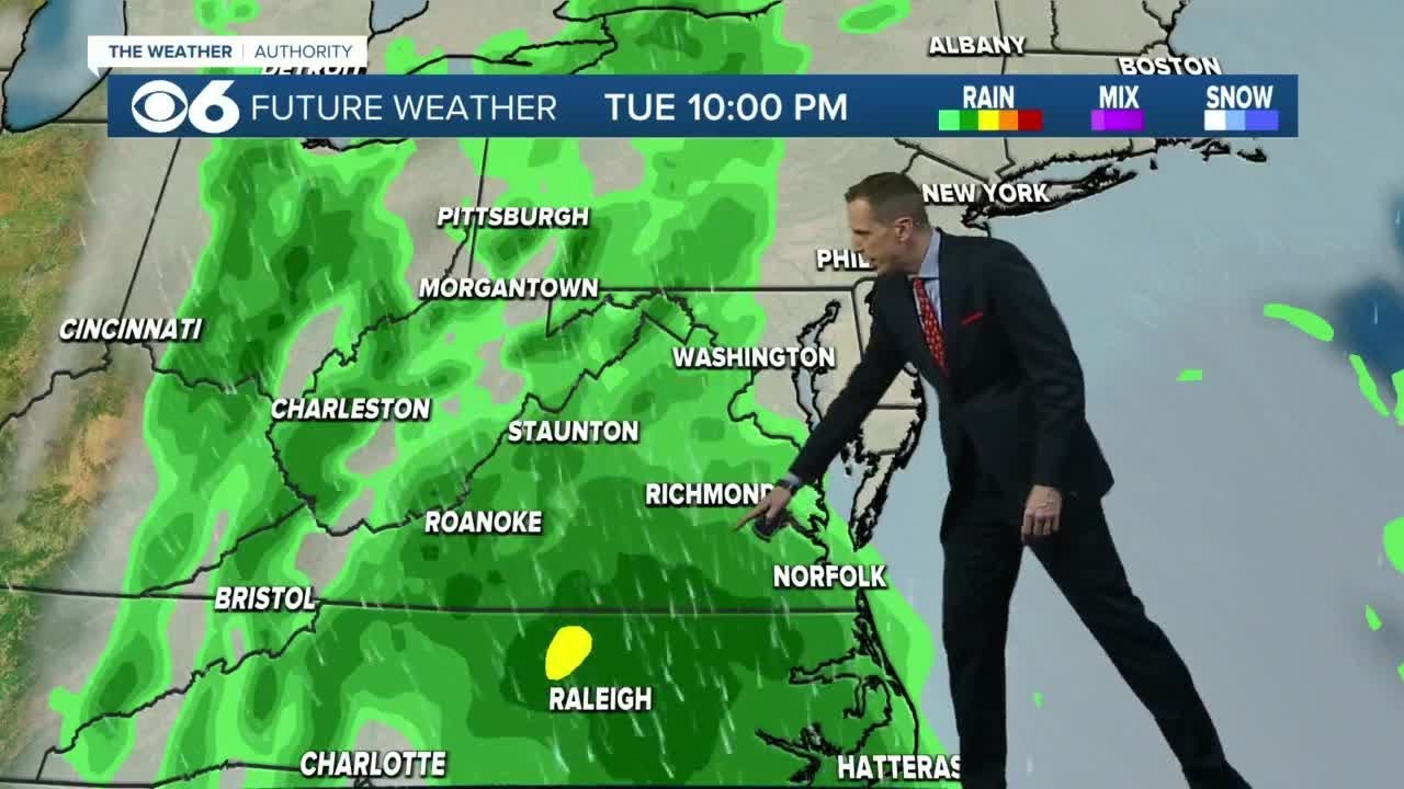 Hour-by-hour look at rain Tuesday into Wednesday - YouTube