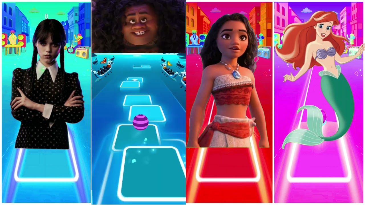 Wednesday vs Moana vs Moana 2 vs The Little Mermaid - Who Is Best