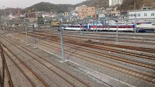 디젤기관차 7380호 견인 S-Train #4873 열차(경전선 편성)