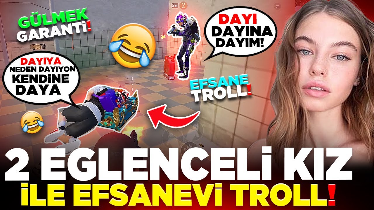 2 EĞLENCELİ KIZ İLE EFSANEVİ TROL 🤣 GÜLMEKTEN YARILACAKSIN 😂 PUBG MOBILE