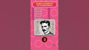 Guess The FAMOUS SCIENTIST | Science Quiz #quiz #scientist  #shorts