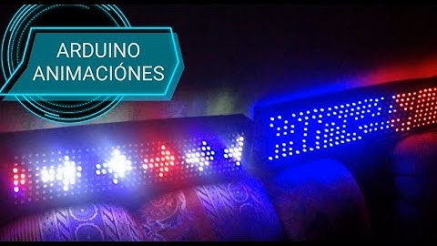 II  MATRIZ LED ANIMACIONES  II  HARWARE PAROLA  II  ARDUINO ANIMACIONES II MATRIZ GIGANTE II
