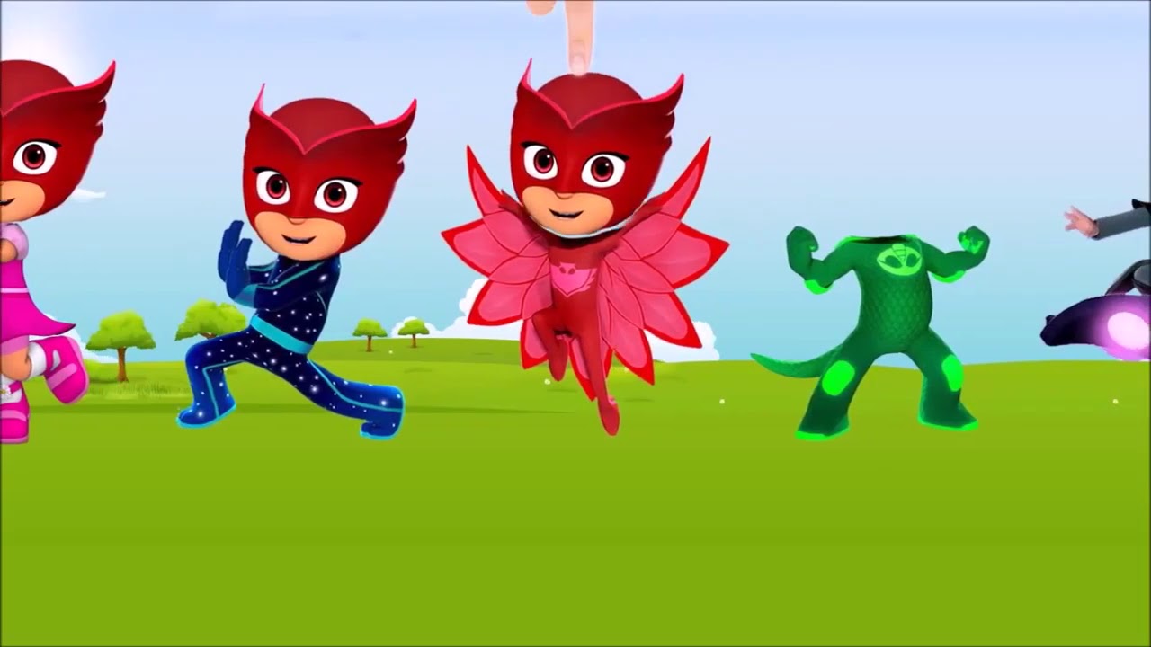 Wrong Heads to Learn Colors with Pj Masks, Baby Boss, talking tom, paw