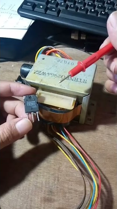 cara menaikkan tegangan menggunakan trafo step down memerlukan transistor #trafo #transformator