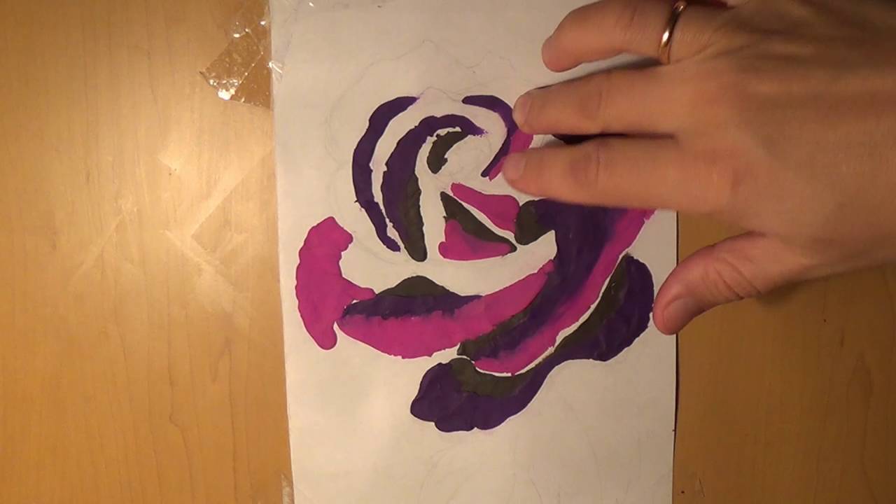 ⁣Making Plasticine Pictures. Rose diy. Роза - аппликация из пластилина. Поделки для детей