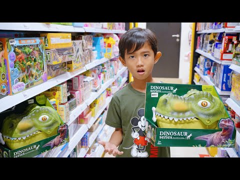 ALI BELI MAINAN DINOSAURUS RAKSASA 😱 BUAT AZAM