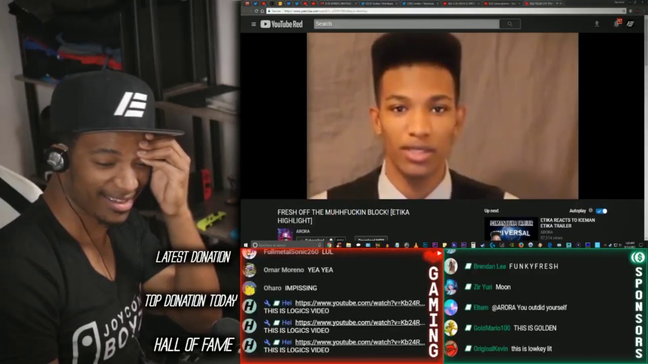 Etika Reacts to A Meme About Himself (Cringes)