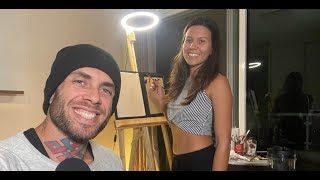 LIVE PAINTING WITH NICKY CASHPEY