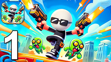 Mr Max Evolutions - Gameplay Walkthrough Part 1 - Stickman Mr Bullet Shooter (iOS, Android)