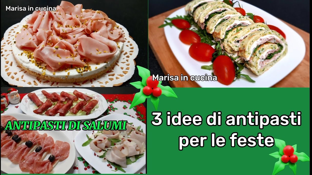 3 IDEE DI ANTIPASTI DI SALUMI E FORMAGGI PER NATALE E CAPODANNO